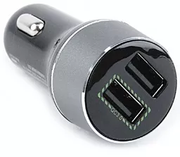 Автомобильное зарядное устройство с быстрой зарядкой Energenie 18w QC3.0 2xUSB-A ports charger silver(EG-U2QC3-CAR-01) - фото Автомобильное зарядное устройство с быстрой зарядкой Energenie 18w QC3.0 2xUSB-A ports charger silver(EG-U2QC3-CAR-01)