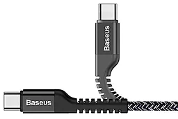 USB Кабель Baseus Anti-Break USB Type-C Cable Black (CATZJ-A01) - мініатюра 3