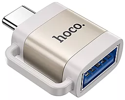 OTG-переходник Hoco A31C M-F Type-C -> USB3.0 gray - фото OTG-переходник Hoco A31C M-F Type-C -> USB3.0 gray
