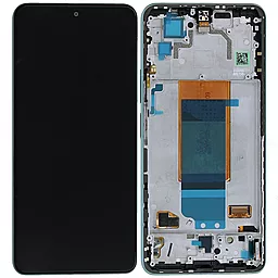 Дисплей Xiaomi Poco F4 с тачскрином и рамкой, оригинал, Nebula Green