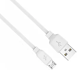 Кабель USB Jellico B9 15W 3.1A micro USB Cable White - миниатюра 2