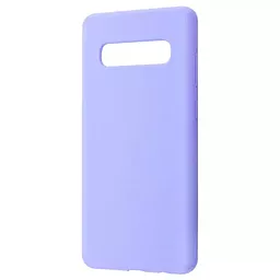 Чохол Wave Full Silicone Cover для Samsung Galaxy S10 Plus Light Purple