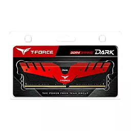 Оперативная память Team DDR4 16GB 2400 MHz T-Force Dark Red (TDRED416G2400HC15B01) - миниатюра 6