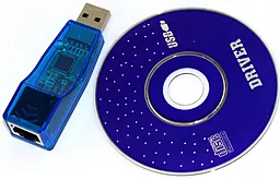 Мережева карта Dynamode Lan Ethernet Adapter USB - RJ45 Blue (USB-NIC-1427-100)