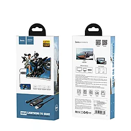 Видео переходник (адаптер) Hoco Lightning Cable - HDMI 2m Black (UA14) - миниатюра 6