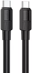 Кабель USB PD Hoco X84 60W USB Type-C - Type-C Cable Black