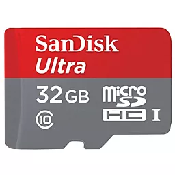 Карта пам'яті SanDisk microSDHC 32GB Ultra Class 10 UHS-I (SDSQUNC-032G-GN3MN)
