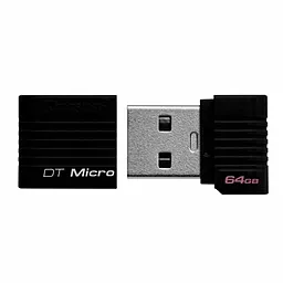 Флешка Kingston DataTraveler DTMC Black 64Gb (DTMCK/64GB) Black - фото Флешка Kingston DataTraveler DTMC Black 64Gb (DTMCK/64GB) Black