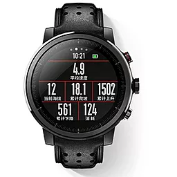 Смарт-часы Xiaomi Amazfit Smartwatch 2 (saphire+leather) Black - фото Смарт-часы Xiaomi Amazfit Smartwatch 2 (saphire+leather) Black