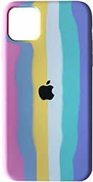 Чехол 1TOUCH Silicone Case Full для Apple iPhone 12, iPhone 12 Pro Rainbow 3