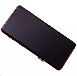 Дисплей Samsung Galaxy S10 G973 с тачскрином и рамкой, сервисный оригинал, Cardinal Red - миниатюра 2