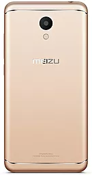 Задняя крышка корпуса Meizu M6 со стеклом камеры Champagne Gold - фото Задняя крышка корпуса Meizu M6 со стеклом камеры Champagne Gold