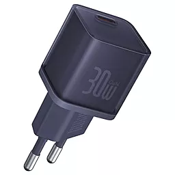Сетевое зарядное устройство Baseus GaN5S 30w PD USB-C fast charger midnight purple (P10162504) - фото Сетевое зарядное устройство Baseus GaN5S 30w PD USB-C fast charger midnight purple (P10162504)
