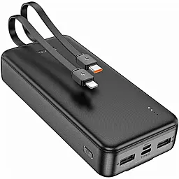Повербанк Hoco J118A Speed Energy 20000 mAh Black - фото Повербанк Hoco J118A Speed Energy 20000 mAh Black
