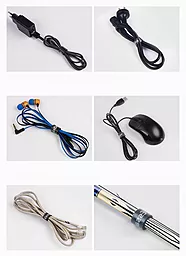 Організатор для кабелів Essager Cable Tie 3M Black (EXD-LXC01) - мініатюра 4