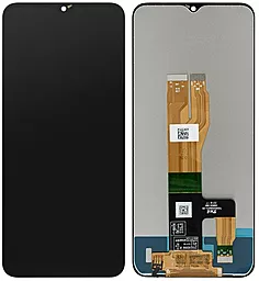Дисплей Realme C30s (жовтий шлейф) з тачскріном, Black