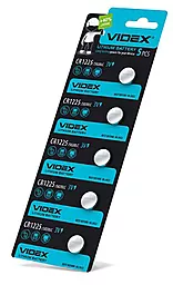 Батарейки Videx CR1225 5шт 3 V