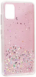 Чехол Epik Star Glitter Samsung A315 Galaxy A31 Clear/Pink