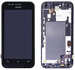 Дисплей Asus ZenFone Go ZC451TG (Z00SD) з тачскріном і рамкою, Black