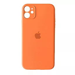 {"ru": "Чехол", "uk": "Чохол"} Silicone Case Full Camera Square для Apple iPhone 11 Kumquat