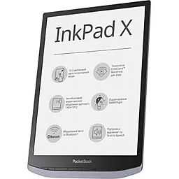 Електронна книга PocketBook 1040 InkPad X Metallic Grey (PB1040-J-CIS) - мініатюра 6