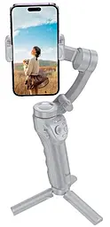 Трехосный стабилизатор Hoco K24 Support 3-axis smart gimbal Gray (6942007635547) - фото Трехосный стабилизатор Hoco K24 Support 3-axis smart gimbal Gray (6942007635547)