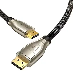 Видеокабель DP112 DisplayPort v1.4 8k 60hz 3m black (60844) Ugreen - фото Видеокабель DP112 DisplayPort v1.4 8k 60hz 3m black (60844) Ugreen