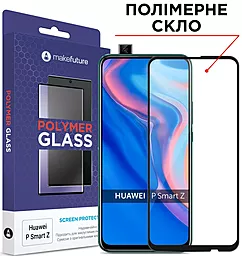 Защитное стекло MAKE Polymer Glass Huawei P Smart Z Black (MGPHUPSZ)