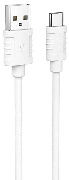 Кабель Borofone BX52 USB-A - Type-C 15w 3a 1м cable White - фото 1