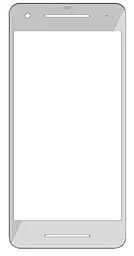 Корпусное стекло дисплея Google Pixel 2 оригинал, White - фото Корпусное стекло дисплея Google Pixel 2 оригинал, White