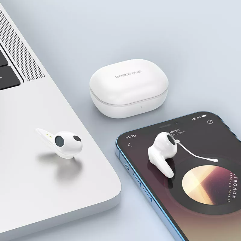 Наушники Borofone BW18 White - фото 3