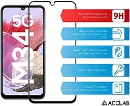 Защитное стекло ACCLAB Full Glue для Samsung Galaxy M34 5G M346 Black (1283126575723) - миниатюра 3