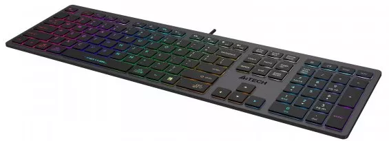 Клавиатура A4Tech FX60 USB Neon backlit Grey - фото 3