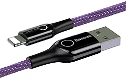 Кабель USB Baseus Intelligent Power-Off Lightning Cable Purple (CALCD-05) - миниатюра 4