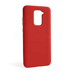 Чехол Silicone Case Full для Xiaomi Redmi Note 9 Red (no logo)
