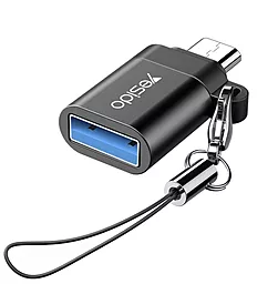 OTG-переходник Yesido GS07 M-F micro USB -> USB-A 3.0 Black