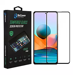 Защитное стекло BeCover для Xiaomi Redmi Note 10 5G Black (706653)
