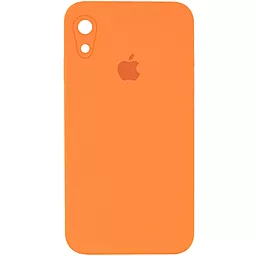 Чехол Silicone Case Full Camera Square для Apple iPhone XR Bright Orange