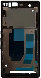 Рамка дисплея Sony Xperia Z L36h C6602 / L36i C6603 / L36a C6606 Black - миниатюра 2