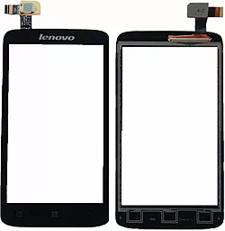 Сенсор (тачскрин) Lenovo A308T Black - фото Сенсор (тачскрин) Lenovo A308T Black