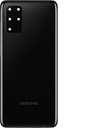 Задняя крышка корпуса Samsung Galaxy S20 Plus 5G G986 со стеклом камеры Original Cosmic Black