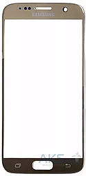Корпусное стекло дисплея Samsung Galaxy S7 G930F, G930FD (с OCA пленкой) Gold - фото Корпусное стекло дисплея Samsung Galaxy S7 G930F, G930FD (с OCA пленкой) Gold