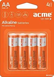 Батарейки Acme AA (LR6) 4шт (4770070855973)