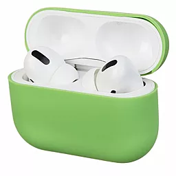 Силиконовый чехол для Apple Airpods Pro 2 Grass Green - фото Силиконовый чехол для Apple Airpods Pro 2 Grass Green
