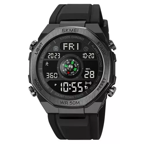 Часы наручные SKMEI 2209BKBK Black-Black - фото 1