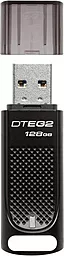 Флешка Kingston 128GB USB 3.1 DT Elite G2 Metal Black (DTEG2/128GB)