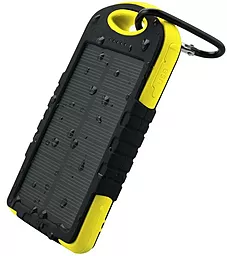 Повербанк MANGO Solar 2USB 6000mAh Black-yellow - фото Повербанк MANGO Solar 2USB 6000mAh Black-yellow