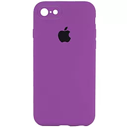 Чехол Silicone Case Full Camera Square для Apple iPhone 6, iPhone 6s Grape