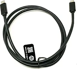 Кабель HP USB Type-C - Type-C 60w 3a 1м PD cable Black (HP_DHC-TC112G-1M)