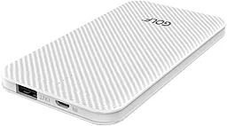 Повербанк GOLF G38 5000 mAh White - фото Повербанк GOLF G38 5000 mAh White